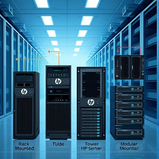 انواع سرور hp