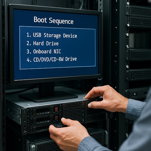 boot sequence یا boot order در سرور و تنظیم ترتیب بوت